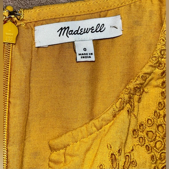 Madewell Scalloped Eyelet Midi Dress - Picture 2 of 6